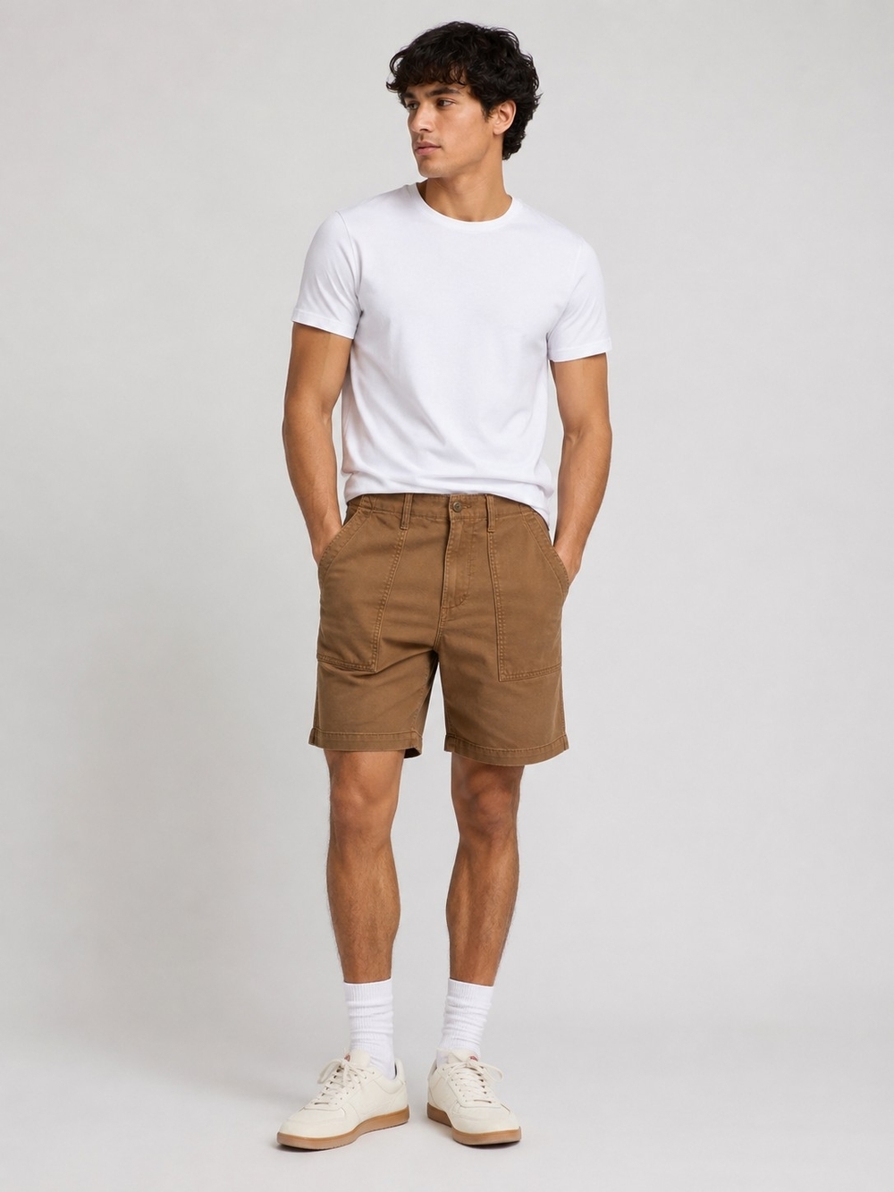 Old Navy Tan Utility Cargo Shorts